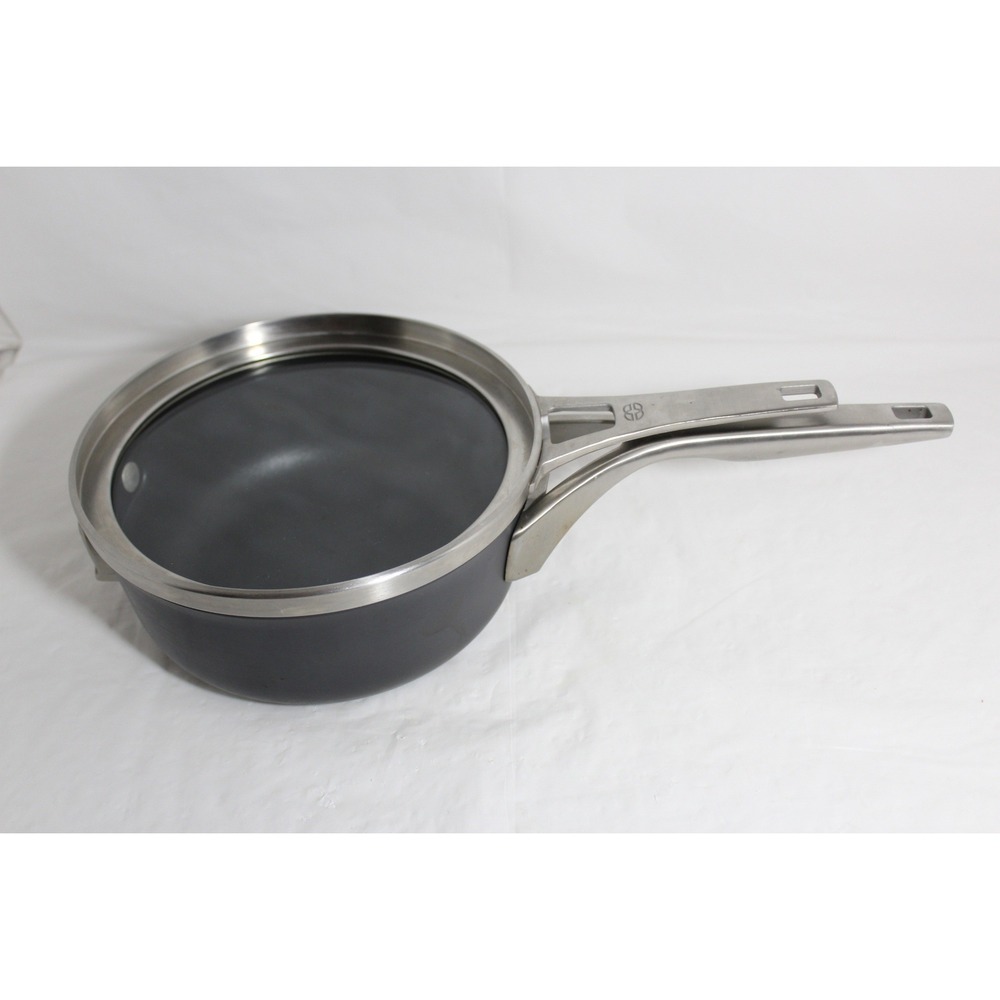 Calphalon Premier Space Saving Hard Anodized Nonstick 2.5qt Saucepan with Lid